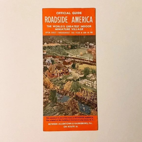 Vintage Roadside Amerca Indoor Miniature Village Pennsylvania Brochure Pamphlet - Picture 2 of 13